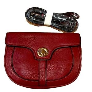 K Carroll Crossbody Saddlebag (Red)